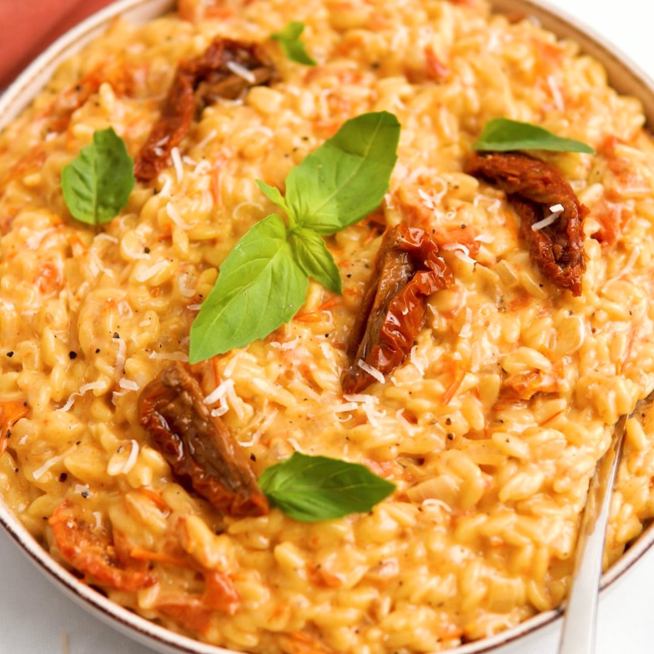 Instant Pot orzo square recipe video edit for Instagram