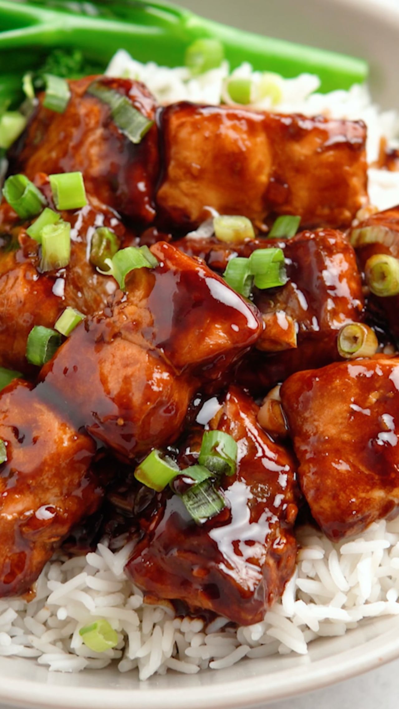 Salmon bites TikTok recipe video edit